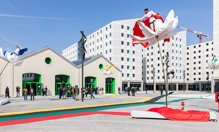 الكشف عن قرية رياضية عالية الاستدامة مخصّصة لدورة الألعاب الأولمبية الشتوية 2026